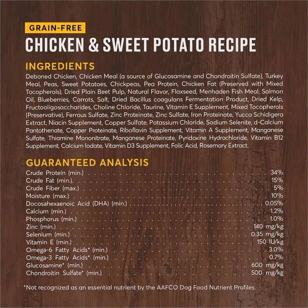 American Journey Chicken & Sweet Potato Recipe Grain-Free Dry Dog Food, 4-lb bag American Journey Chicken & Sweet Potato Recipe Grain-Free Dry Dog Food -American Journey Sales 2024 108409 PT2. SY630 V1606268060