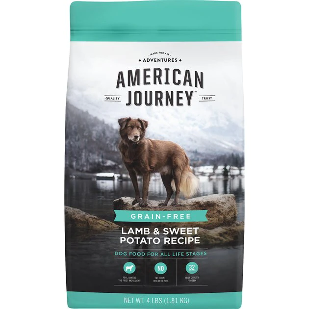American Journey Lamb & Sweet Potato Recipe Grain-Free Dry Dog Food, 4-lb bag American Journey Lamb & Sweet Potato Recipe Grain-Free Dry Dog Food -American Journey Sales 2024 108417 MAIN. SY630 V1486751083