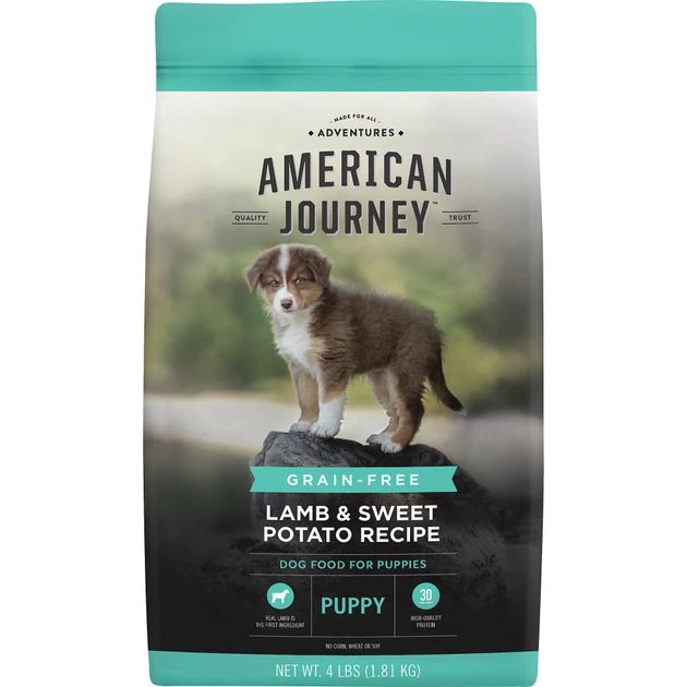 American Journey Puppy Lamb & Sweet Potato Recipe Grain-Free Dry Dog Food, 4-lb bag American Journey Puppy Lamb & Sweet Potato Recipe Grain-Free Dry Dog Food -American Journey Sales 2024 108434 MAIN. SY630 V1486750922