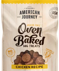 American Journey Chicken Recipe Grain-Free Oven Baked Crunchy Biscuit Dog Treats