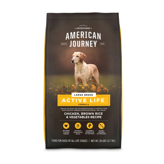 American Journey Active Life Formula Large Breed Chicken, Brown Rice & Vegetables Recipe Dry Dog Food, 28-lb bag American Journey Active Life Formula Large Breed Chicken, Brown Rice & Vegetables Recipe Dry Dog Food -American Journey Sales 2024 125807 MAIN. SY630 V1591794989