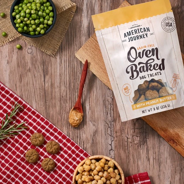 American Journey Peanut Butter Recipe Grain-Free Oven Baked Crunchy Biscuit Dog Treats, 8-oz bag American Journey Peanut Butter Recipe Grain-Free Oven Baked Crunchy Biscuit Dog Treats -American Journey Sales 2024 125861 PT2. SY630 V1510676292