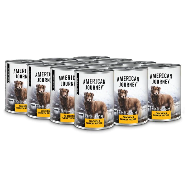 American Journey Chicken & Turkey Recipe Grain-Free Canned Dog Food, 12.5-oz, case of 12 American Journey Chicken & Turkey Recipe Grain-Free Canned Dog Food -American Journey Sales 2024 133871 PT1. SY630 V1622822260