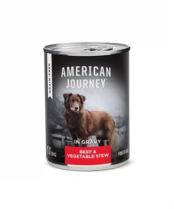 American Journey Stews Beef & Vegetables Recipe in Gravy Grain-Free Canned Dog Food