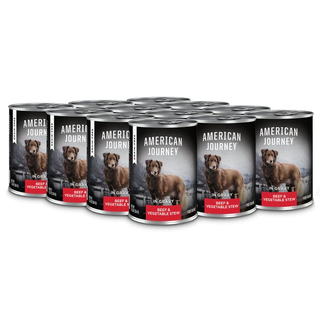American Journey Stews Beef & Vegetables Recipe in Gravy Grain-Free Canned Dog Food, 12.5-oz, case of 12 American Journey Stews Beef & Vegetables Recipe in Gravy Grain-Free Canned Dog Food -American Journey Sales 2024 133879 PT1. SY630 V1622822540