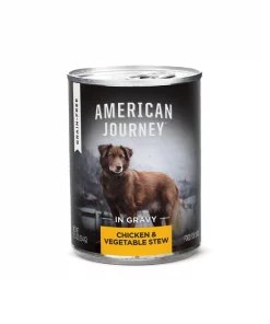 American Journey Stews Chicken & Vegetables Recipe in Gravy Grain-Free Canned Dog Food