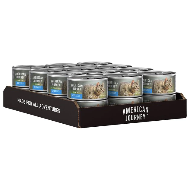 American Journey Pate Salmon Recipe Grain-Free Canned Cat Food, 3-oz, case of 24 American Journey Pate Salmon Recipe Grain-Free Canned Cat Food -American Journey Sales 2024 133901 PT7. SY630 V1626383500