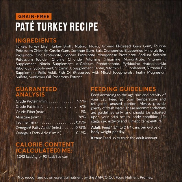 American Journey Pate Turkey Recipe Grain-Free Canned Cat Food, 3-oz, case of 24 American Journey Pate Turkey Recipe Grain-Free Canned Cat Food -American Journey Sales 2024 133905 PT2. SY630 V1626382907