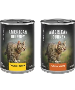 American Journey Pate Poultry Variety Pack Grain-Free Canned Cat Food