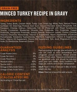 American Journey Minced Turkey Recipe in Gravy Grain-Free Canned Cat Food -American Journey Sales 2024 133929 PT2. SY630 V1626382892