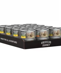 American Journey Minced Poultry in Gravy Variety Pack Grain-Free Canned Cat Food -American Journey Sales 2024 133937 PT8. SY630 V1624996651