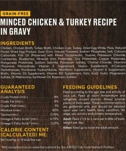 American Journey Minced Chicken & Turkey Recipe in Gravy Grain-Free Canned Cat Food 4 American Journey Minced Chicken & Turkey Recipe in Gravy Grain-Free Canned Cat Food -American Journey Sales 2024 133943 PT2. SY630 V1624996070