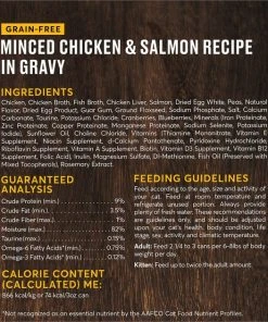 American Journey Minced Chicken & Salmon Recipe in Gravy Grain-Free Canned Cat Food -American Journey Sales 2024 133947 PT2. SY630 V1624996055