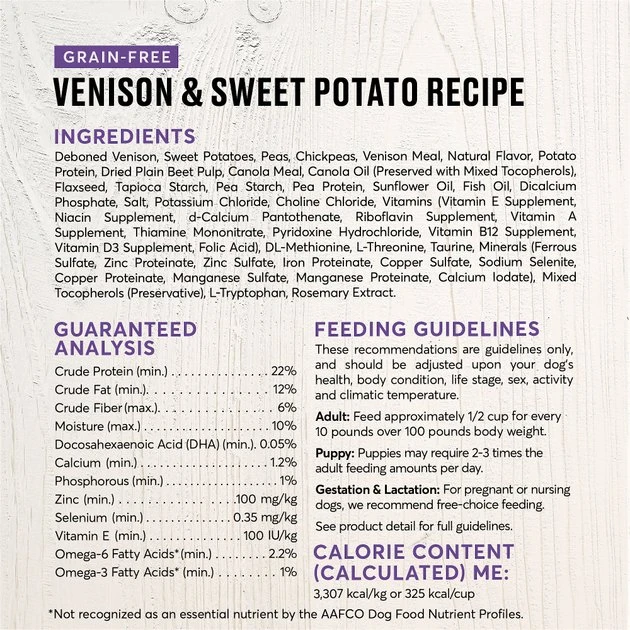 American Journey Limited Ingredient Venison & Sweet Potato Recipe Grain-Free Dry Dog Food, 12-lb bag American Journey Limited Ingredient Venison & Sweet Potato Recipe Grain-Free Dry Dog Food -American Journey Sales 2024 140925 PT2. SY630 V1620391352