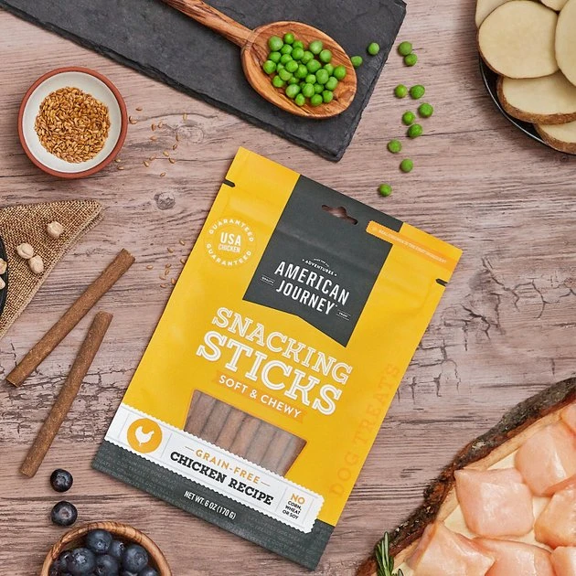 American Journey Chicken Recipe Grain-Free Soft & Chewy Snacking Sticks Dog Treats, 6-oz bag American Journey Chicken Recipe Grain-Free Soft & Chewy Snacking Sticks Dog Treats -American Journey Sales 2024 151150 PT2. SY630 V1553098622