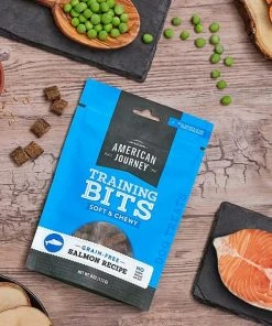 American Journey Salmon Recipe Grain-Free Soft & Chewy Training Bits Dog Treats -American Journey Sales 2024 151160 PT2. SY630 V1553098926
