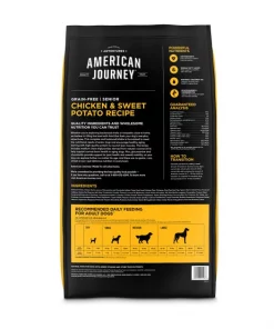 American Journey Senior Chicken & Sweet Potato Recipe Grain-Free Dry Dog Food -American Journey Sales 2024 151814 PT1. SY630 V1589461951