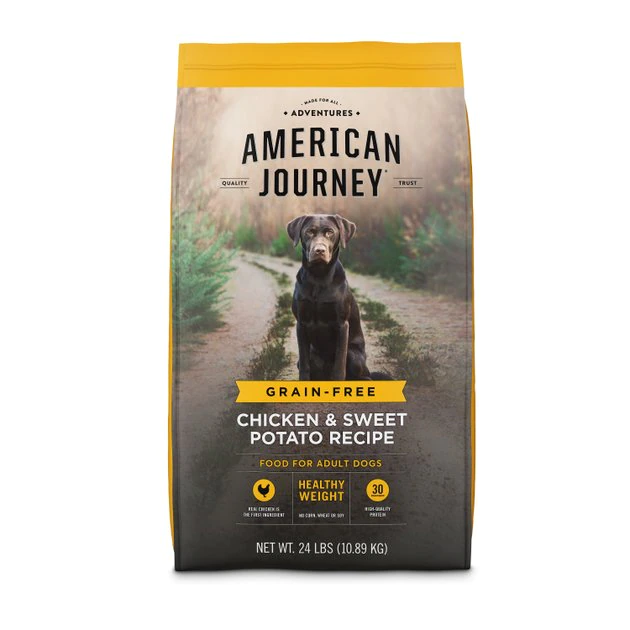 American Journey Healthy Weight Chicken & Sweet Potato Recipe Grain-Free Dry Dog Food, 24-lb bag American Journey Healthy Weight Chicken & Sweet Potato Recipe Grain-Free Dry Dog Food -American Journey Sales 2024 151818 MAIN. SY630 V1544644047