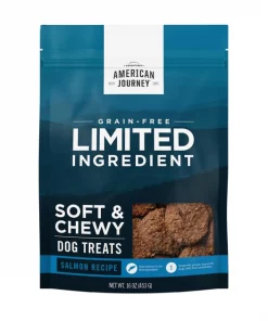 American Journey Limited Ingredient Grain-Free Salmon Recipe Soft & Chewy Dog Treats