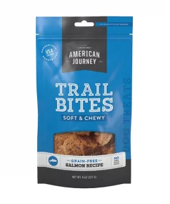 American Journey Salmon Recipe Trail Bites Grain-Free Soft & Chewy Dog Treats