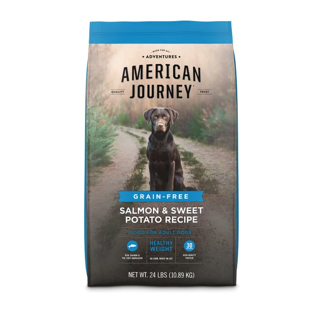 American Journey Healthy Weight Salmon & Sweet Potato Recipe Grain-Free Dry Dog Food, 24-lb bag American Journey Healthy Weight Salmon & Sweet Potato Recipe Grain-Free Dry Dog Food, 24-lb bag -American Journey Sales 2024 183120 MAIN. SY630 V1578091755