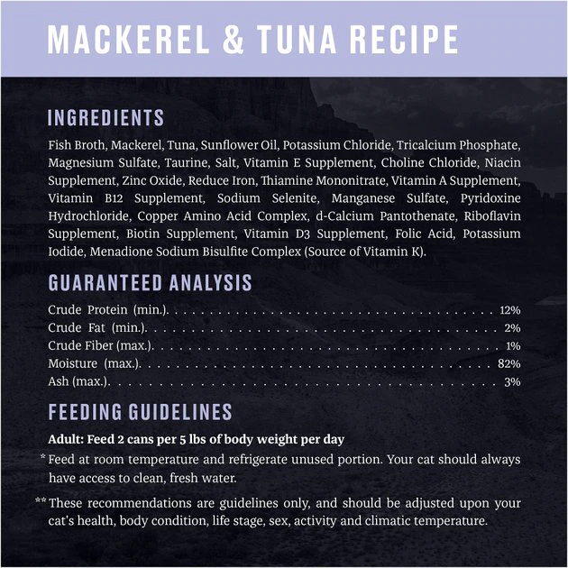 American Journey Landmark Mackerel & Tuna Recipe in Broth Grain-Free Canned Cat Food, 3-oz, case of 12 American Journey Landmark Mackerel & Tuna Recipe in Broth Grain-Free Canned Cat Food, 3-oz, case of 12 -American Journey Sales 2024 193498 PT1. SY630 V1582124297