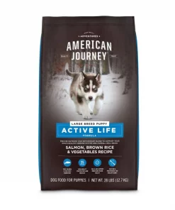 American Journey Active Life Formula Large Breed Puppy Salmon, Brown Rice & Vegetables Recipe Dry Dog Food, 28-lb bag