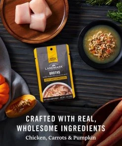 American Journey Landmark Broths Chicken, Carrots & Pumpkin Recipe Wet Cat Food Complement Pouches, 1.4 oz case of 16 -American Journey Sales 2024 219434 PT4. SY630 V1608270780