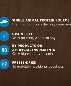 American Journey 100% Salmon Freeze-Dried Grain-Free Cat Treat, 2-oz bag -American Journey Sales 2024 224440 PT6. SY630 V1606185421