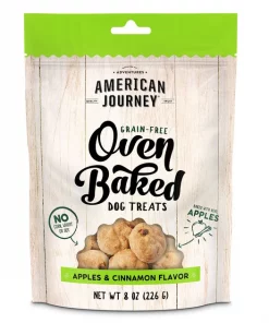 American Journey Apples & Cinnamon Flavor Grain-Free Oven Baked Crunchy Biscuit Dog Treats