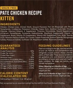 American Journey Kitten Pate Chicken Recipe Grain-Free Canned Cat Food, 3-oz, case of 24 8 American Journey Kitten Pate Chicken Recipe Grain-Free Canned Cat Food, 3-oz, case of 24 -American Journey Sales 2024 242872 PT6. SY630 V1608273133