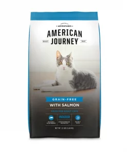 American Journey Indoor Recipe with Salmon Grain-Free Dry Cat Food, 12-lb bag
