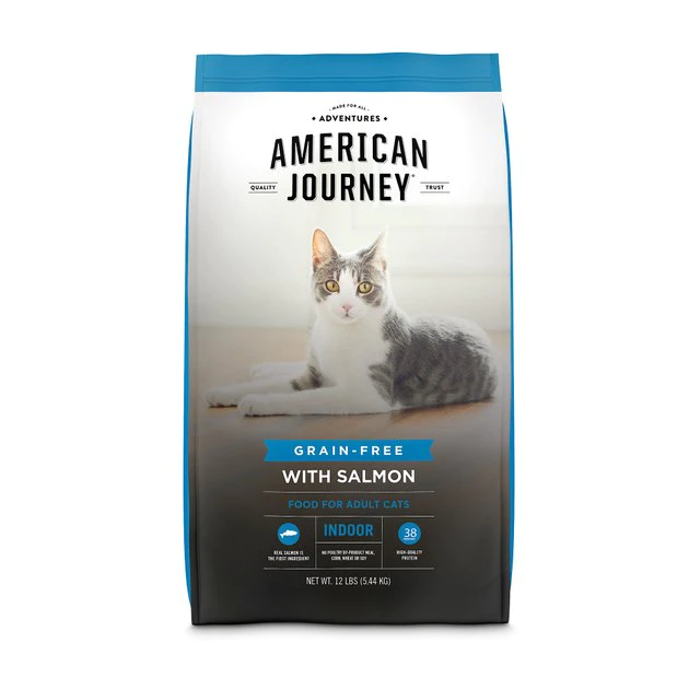 American Journey Indoor Recipe with Salmon Grain-Free Dry Cat Food, 12-lb bag American Journey Indoor Recipe with Salmon Grain-Free Dry Cat Food, 12-lb bag -American Journey Sales 2024 243726 MAIN. SY630 V1611089537