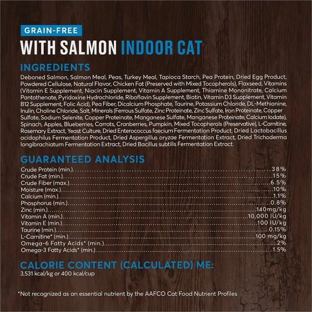 American Journey Indoor Recipe with Salmon Grain-Free Dry Cat Food, 12-lb bag American Journey Indoor Recipe with Salmon Grain-Free Dry Cat Food, 12-lb bag -American Journey Sales 2024 243726 PT2. SY630 V1612633343