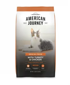 American Journey Indoor Recipe with Turkey & Chicken Grain-Free Dry Cat Food, 12-lb bag