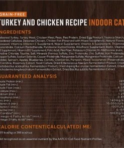 American Journey Indoor Recipe with Turkey & Chicken Grain-Free Dry Cat Food, 12-lb bag -American Journey Sales 2024 243728 PT2. SY630 V1615236679