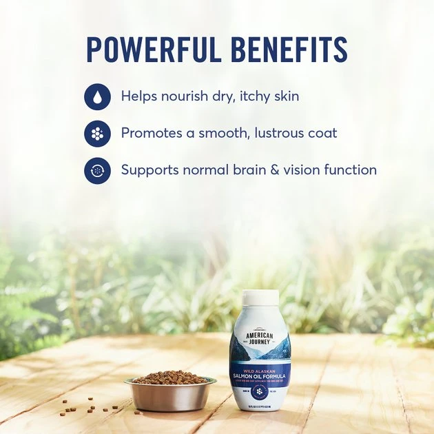 American Journey Wild Alaskan Salmon Oil Formula Liquid Supplement for Cats & Dogs, 18 oz American Journey Wild Alaskan Salmon Oil Formula Liquid Supplement for Cats & Dogs -American Journey Sales 2024 255232 PT5. SY630 V1611699677