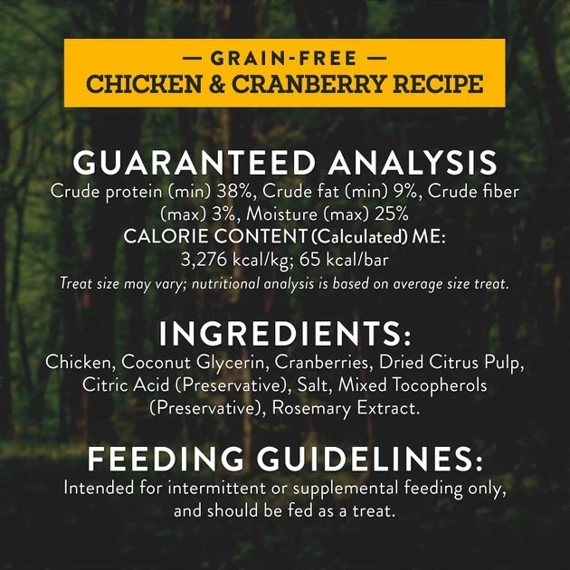 American Journey Adventure Bars Chicken & Cranberry Recipe Grain-Free Soft & Chewy Dog Treats, 8 Count American Journey Adventure Bars Chicken & Cranberry Recipe Grain-Free Soft & Chewy Dog Treats -American Journey Sales 2024 261559 PT7. SY630 V1616123491