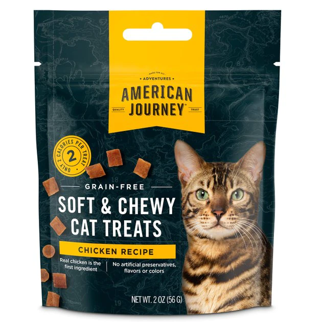 American Journey Chicken Recipe Grain-Free Soft & Chewy Cat Treats, 2oz American Journey Chicken Recipe Grain-Free Soft & Chewy Cat Treats -American Journey Sales 2024 272115 MAIN. SY630 V1620926854
