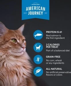 American Journey Salmon Recipe Grain-Free Soft & Chewy Cat Treats 7 American Journey Salmon Recipe Grain-Free Soft & Chewy Cat Treats -American Journey Sales 2024 272119 PT5. SY630 V1620928342