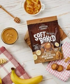 American Journey With Peanut Butter & Banana Grain-Free Soft-Baked Dog Treats, 8-oz bag 4 American Journey With Peanut Butter & Banana Grain-Free Soft-Baked Dog Treats, 8-oz bag -American Journey Sales 2024 280804 PT2. SY630 V1626205909
