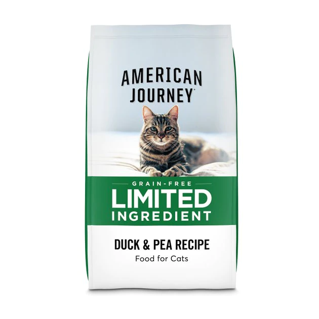 American Journey Grain-Free Limited Ingredient Duck & Pea Recipe Dry Cat Food, 12lb bag American Journey Grain-Free Limited Ingredient Duck & Pea Recipe Dry Cat Food, 12lb bag -American Journey Sales 2024 285447 MAIN. SY630 V1628173905