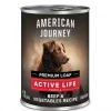 American Journey Active Life Formula Beef & Garden Vegetables Recipe Canned Dog Food, 12.5-oz, case of 12 -American Journey Sales 2024 286577 MAIN. SY630 V1632753521
