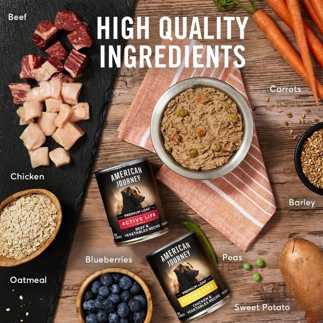 American Journey Active Life Formula Poultry & Beef Variety Pack Canned Dog Food, 12.5-oz, case of 12 American Journey Active Life Formula Poultry & Beef Variety Pack Canned Dog Food, 12.5-oz, case of 12 -American Journey Sales 2024 286581 PT6. SY630 V1629147713