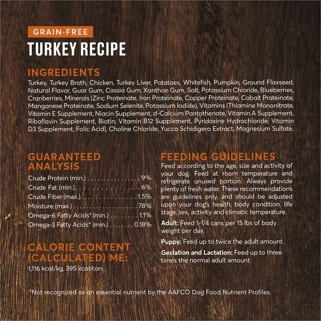 American Journey Turkey Recipe Grain-Free Canned Dog Food, 12.5-oz, case of 12 American Journey Turkey Recipe Grain-Free Canned Dog Food, 12.5-oz -American Journey Sales 2024 287338 PT1. SY630 V1649265385