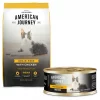 American Journey Indoor Recipe with Chicken Grain-Free Dry Cat Food, 12-lb bag & American Journey Indoor Pate Chicken Recipe Grain-Free Canned Cat Food, 5.5-oz, case of 24