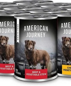 American Journey Active Life Formula Salmon, Brown Rice & Vegetables Recipe Dry Food + Stews Poultry & Beef Grain-Free Canned Dog Food 6 American Journey Active Life Formula Salmon, Brown Rice & Vegetables Recipe Dry Food + Stews Poultry & Beef Grain-Free Canned Dog Food -American Journey Sales 2024 292584 PT4. SY630 V1620012147