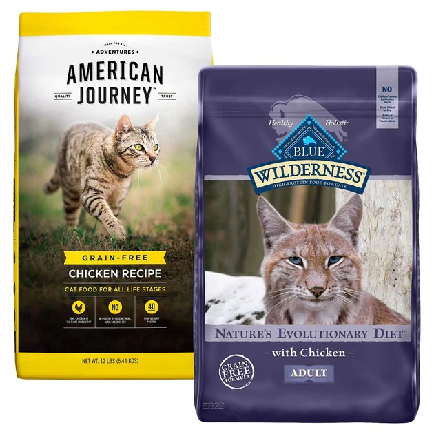 American Journey Chicken Recipe + Blue Buffalo Wilderness Chicken Recipe Grain-Free Dry Cat Food American Journey||Blue Buffalo American Journey Chicken Recipe + Blue Buffalo Wilderness Chicken Recipe Grain-Free Dry Cat Food -American Journey Sales 2024 292598 MAIN. SY630 V1620009443