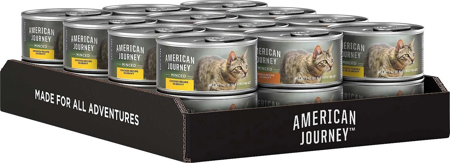 American Journey Minced Poultry in Gravy Grain-Free Canned Food + Frisco Cat Tracks Butterfly Cat Toy American Journey||Frisco American Journey Minced Poultry in Gravy Grain-Free Canned Food + Frisco Cat Tracks Butterfly Cat Toy -American Journey Sales 2024 292620 PT3. SY630 V1619990523