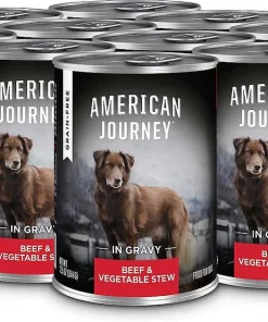 Blue Buffalo||American Journey Blue Buffalo Wilderness Rocky Mountain Recipe with Red Meat Adult Grain-Free Dry Food + American Journey Stews Beef & Vegetables Recipe in Gravy Grain-Free Canned Dog Food -American Journey Sales 2024 292768 PT4. SY630 V1620006735